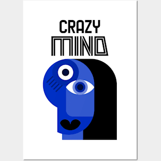 Crazy mind Posters and Art